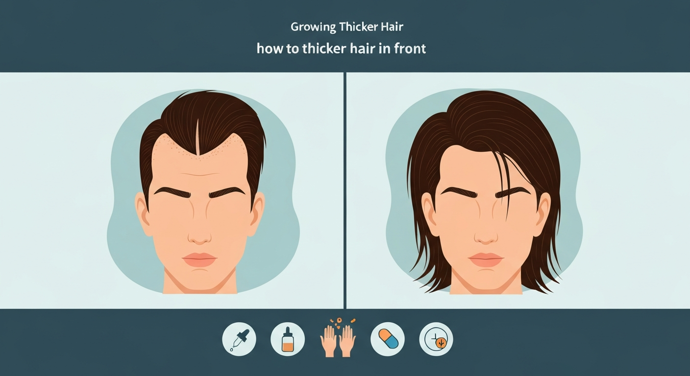 How to Grow Thicker Hair in Front: Evidence-Based Guide
