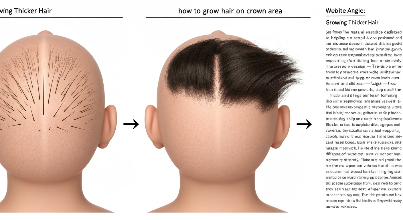 How to Grow Hair on Crown Area: Evidence-Based Plan for All